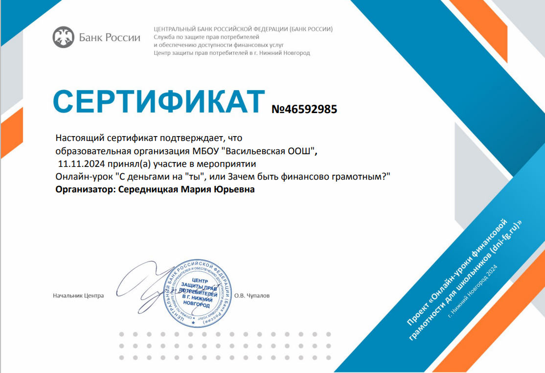 Финансовая грамотность.